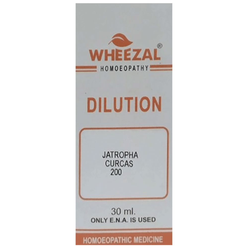 Wheezal Jatropha Curcas Dilution 200 Wheezal Jatropha Curcas Dilution 200