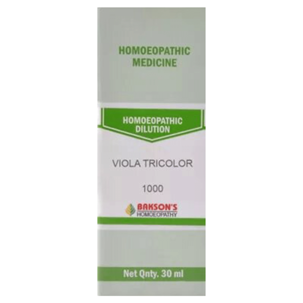 Bakson's Homeopathy Viola Tricolor Dilution 1000 CH Bakson's Homeopathy Viola Tricolor Dilution 1000 CH