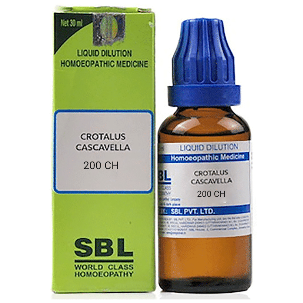 SBL Crotalus Cascavella Dilution 200 CH SBL Crotalus Cascavella Dilution 200 CH