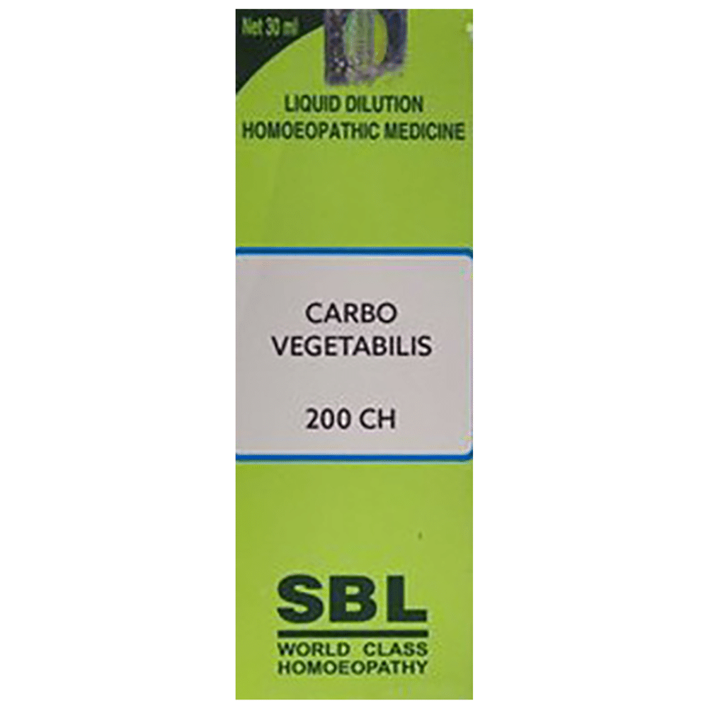 SBL Carbo Vegetabilis Dilution 200 CH SBL Carbo Vegetabilis Dilution 200 CH