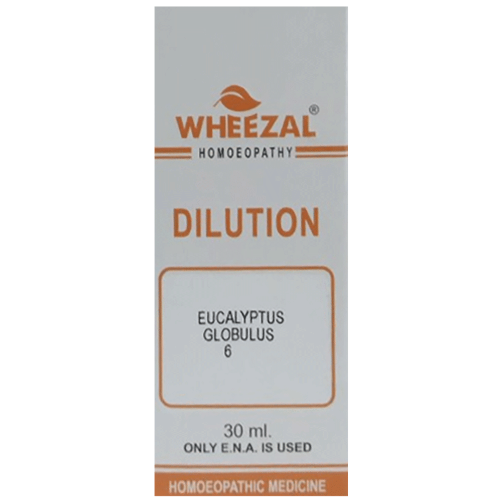 Wheezal Eucalyptus Globulus Dilution 6 Wheezal Eucalyptus Globulus Dilution 6
