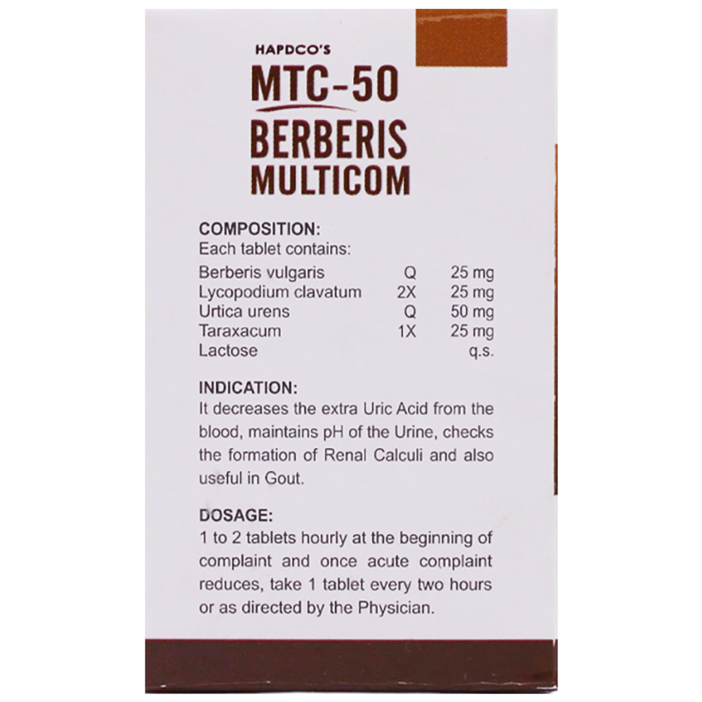 Hapdco Berberis Multicom Tablet Hapdco Berberis Multicom Tablet