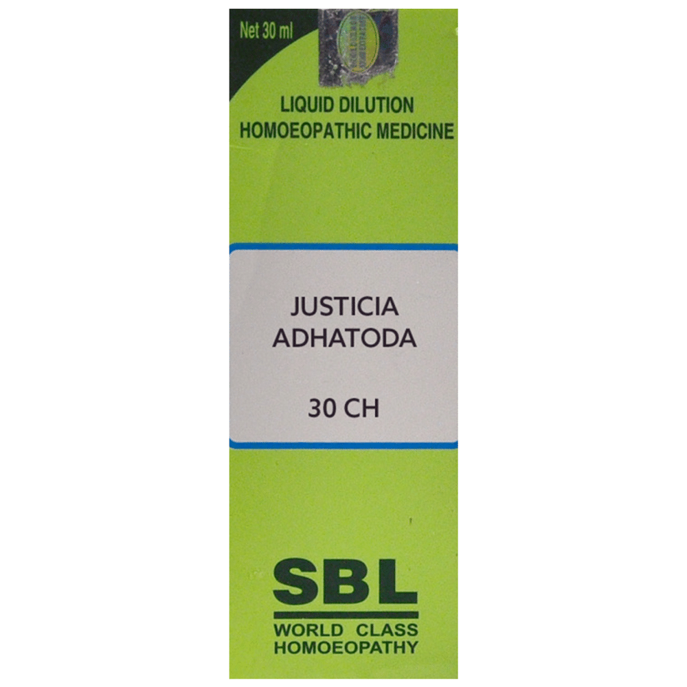 SBL Justicia Adhatoda Dilution 30 CH SBL Justicia Adhatoda Dilution 30 CH