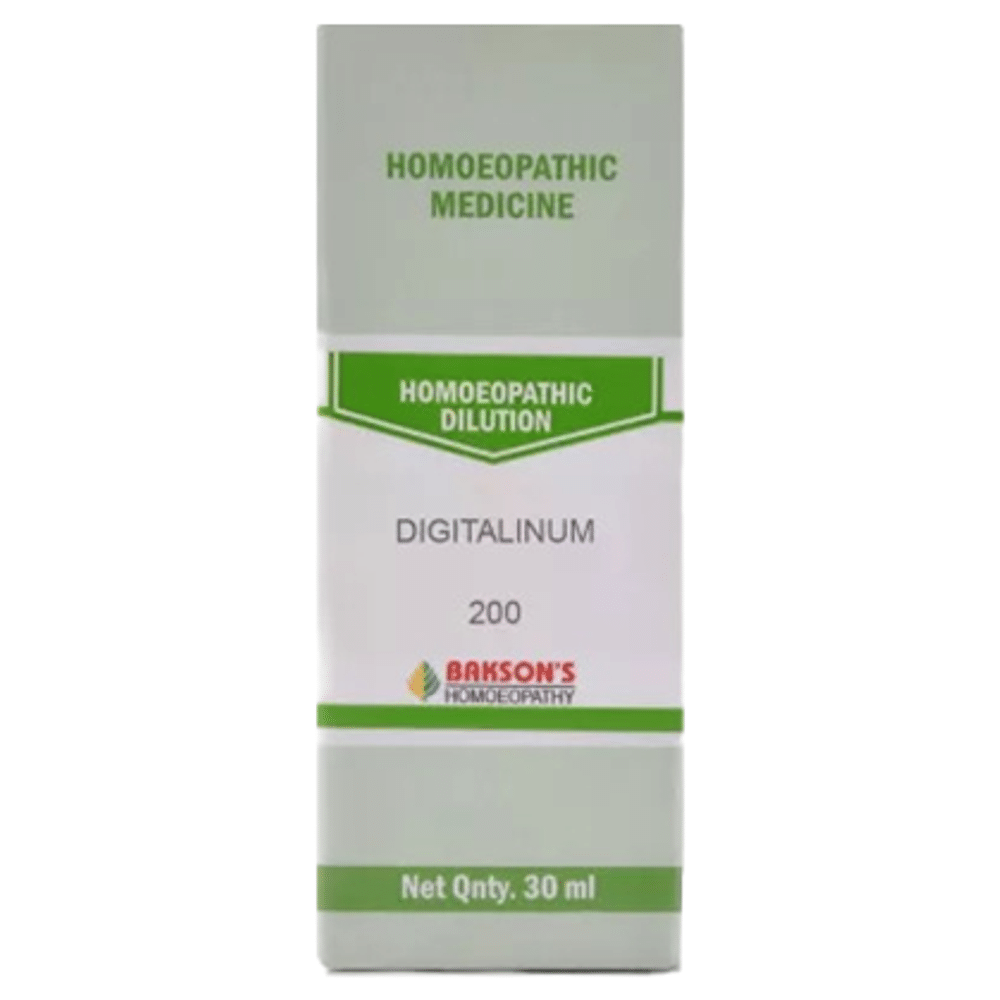 Bakson's Homeopathy Digitalinum Dilution 200 Bakson's Homeopathy Digitalinum Dilution 200