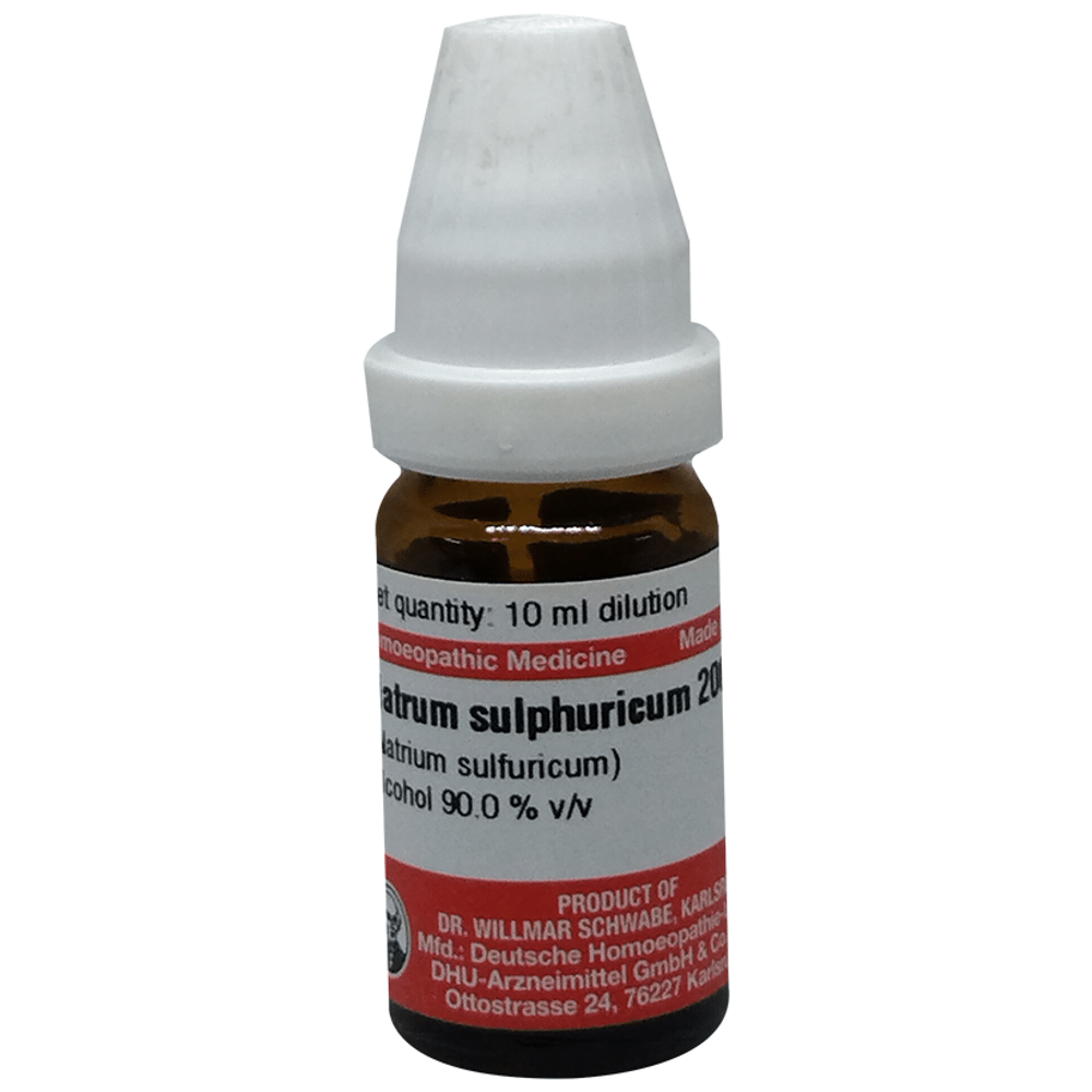 Dr Willmar Schwabe Germany Natrum Sulphuricum Dilution 200 Dr Willmar Schwabe Germany Natrum Sulphuricum Dilution 200