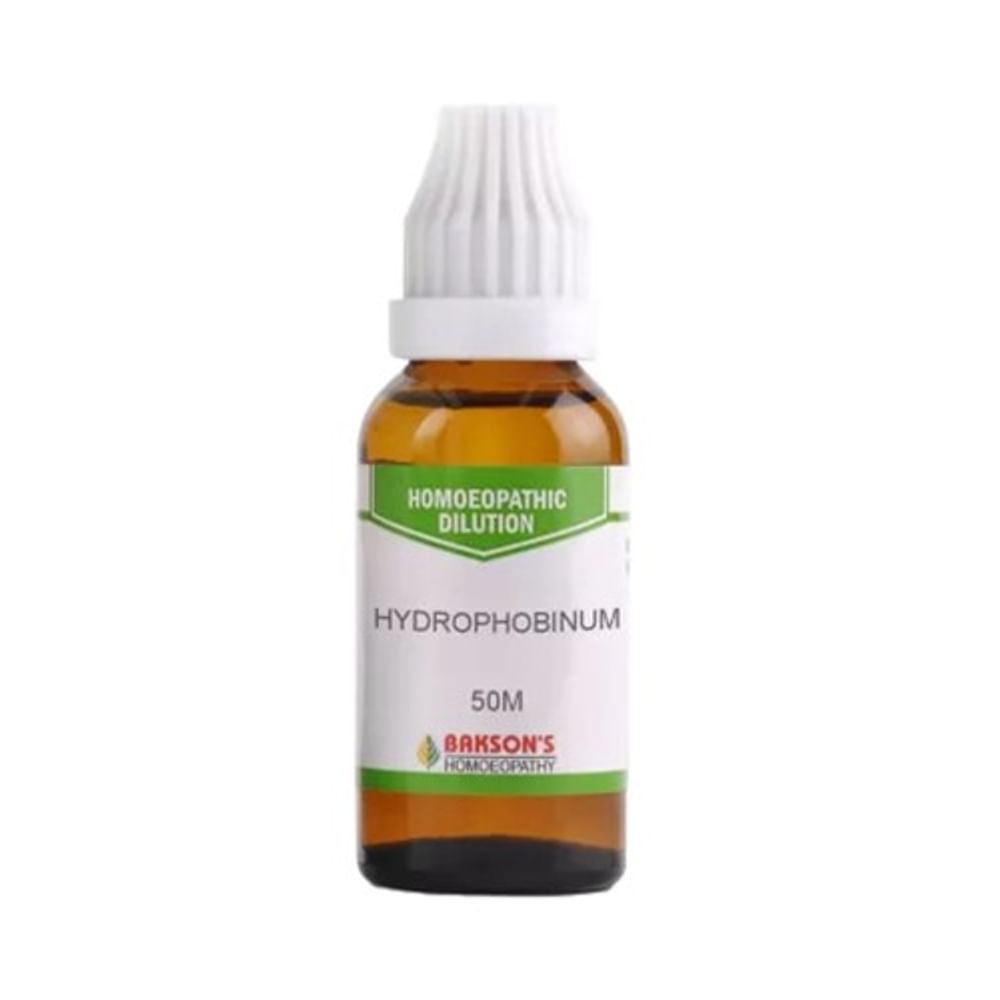 Bakson's Homeopathy Hydrophobinum Dilution 50M Bakson's Homeopathy Hydrophobinum Dilution 50M