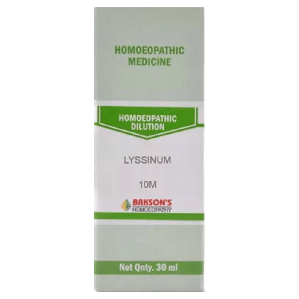 Bakson's Homeopathy Lyssinum Dilution 10M Bakson's Homeopathy Lyssinum Dilution 10M