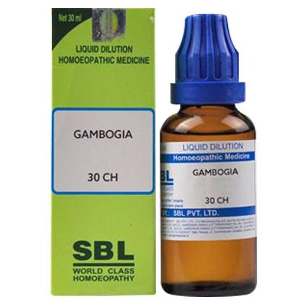 SBL Gambogia Dilution 30 CH SBL Gambogia Dilution 30 CH
