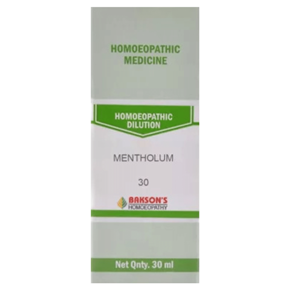 Bakson's Homeopathy Mentholum Dilution 30