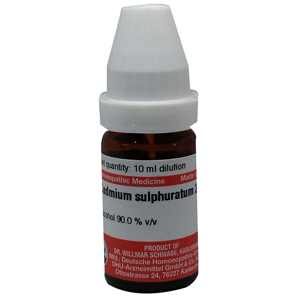 Dr Willmar Schwabe Germany Cadmium Sulphuratum Dilution 200 Dr Willmar Schwabe Germany Cadmium Sulphuratum Dilution 200