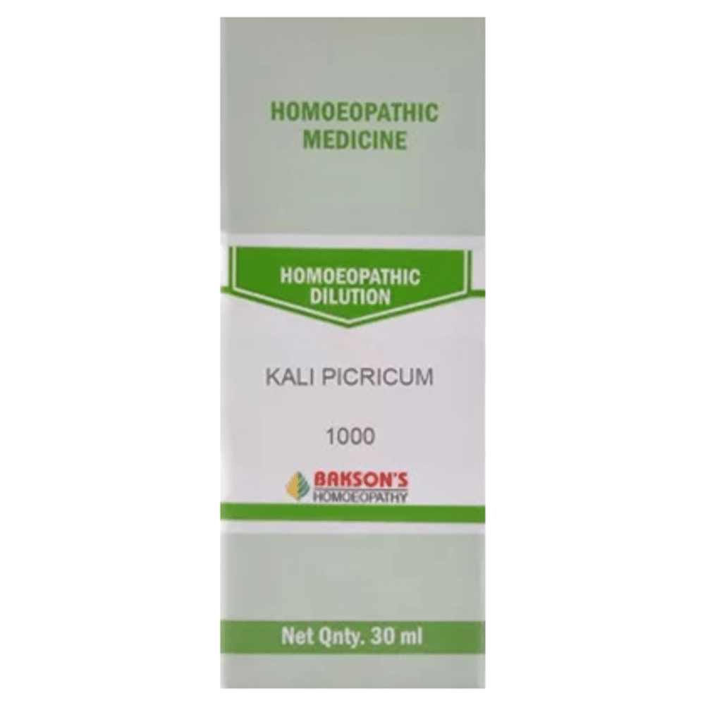Bakson's Homeopathy Kali Picricum Dilution 1000 CH Bakson's Homeopathy Kali Picricum Dilution 1000 CH