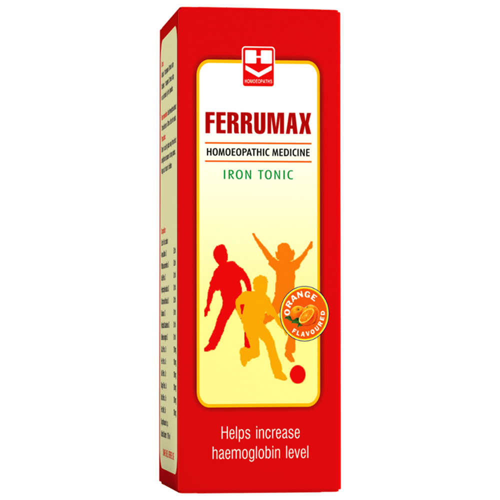 Homeopaths Ferrumax Iron Tonic Orange Homeopaths Ferrumax Iron Tonic Orange