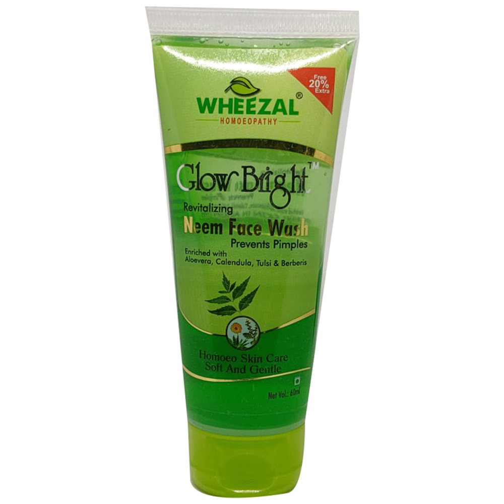 Wheezal Glow Bright Revitalizing Neem Face Wash Wheezal Glow Bright Revitalizing Neem Face Wash