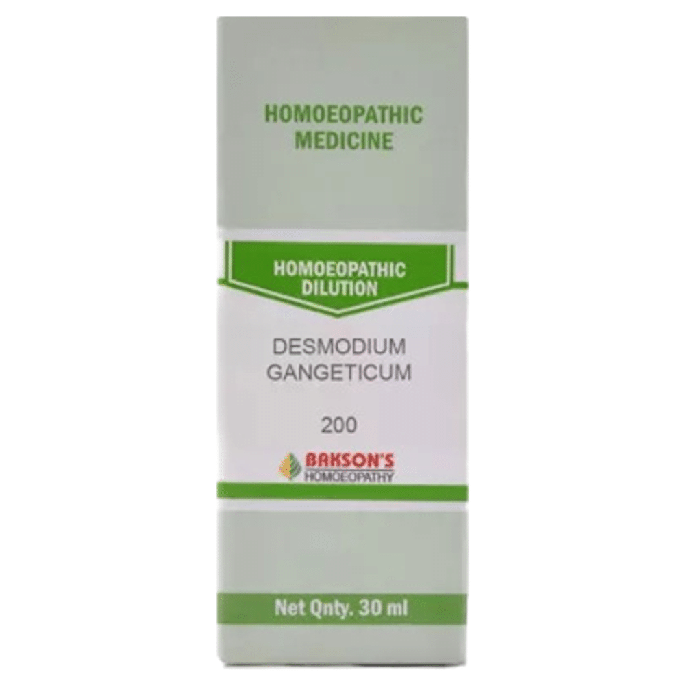 Bakson's Homeopathy Desmodium Ganeticum Dilution 200 Bakson's Homeopathy Desmodium Ganeticum Dilution 200