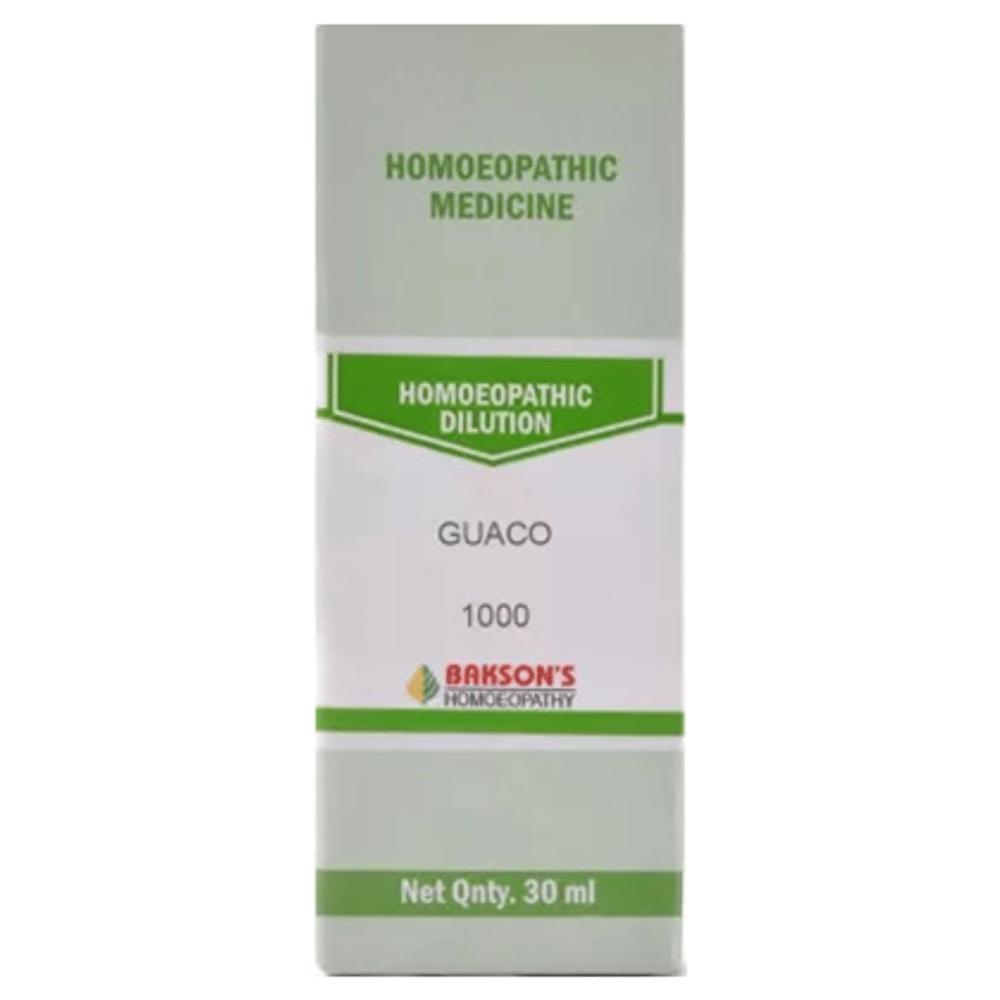 Bakson's Homeopathy Guaco Dilution 1000 CH