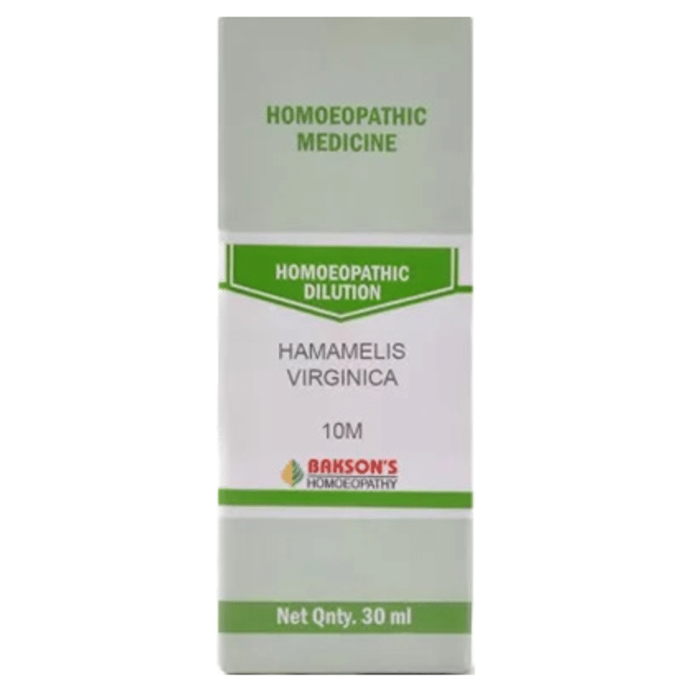 Bakson's Homeopathy Hamamelis Virginica Dilution 10M Bakson's Homeopathy Hamamelis Virginica Dilution 10M