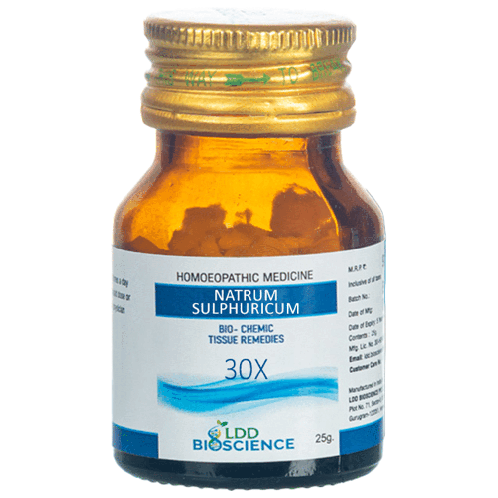 LDD Bioscience Natrum Sulphuricum Biochemic Tablet 30X