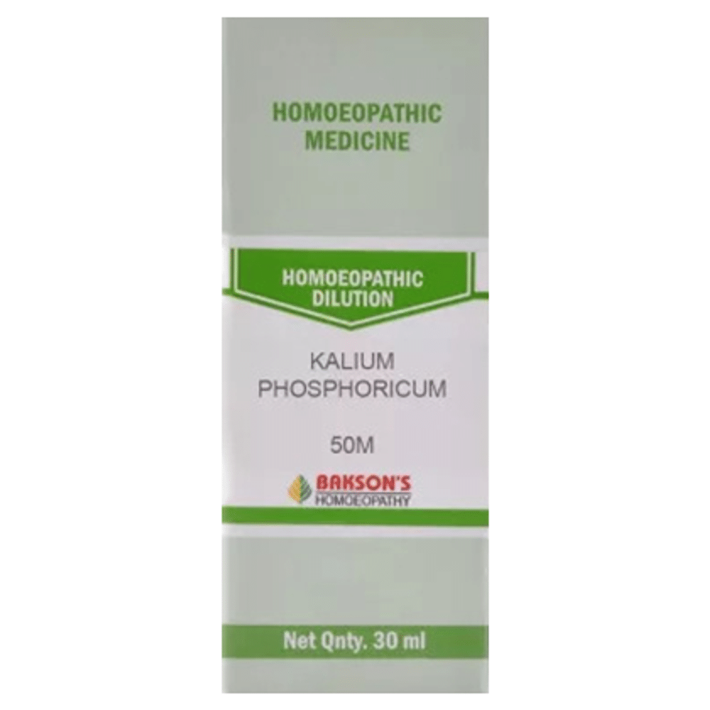 Bakson's Homeopathy Kalium Phosphoricum Dilution 50M