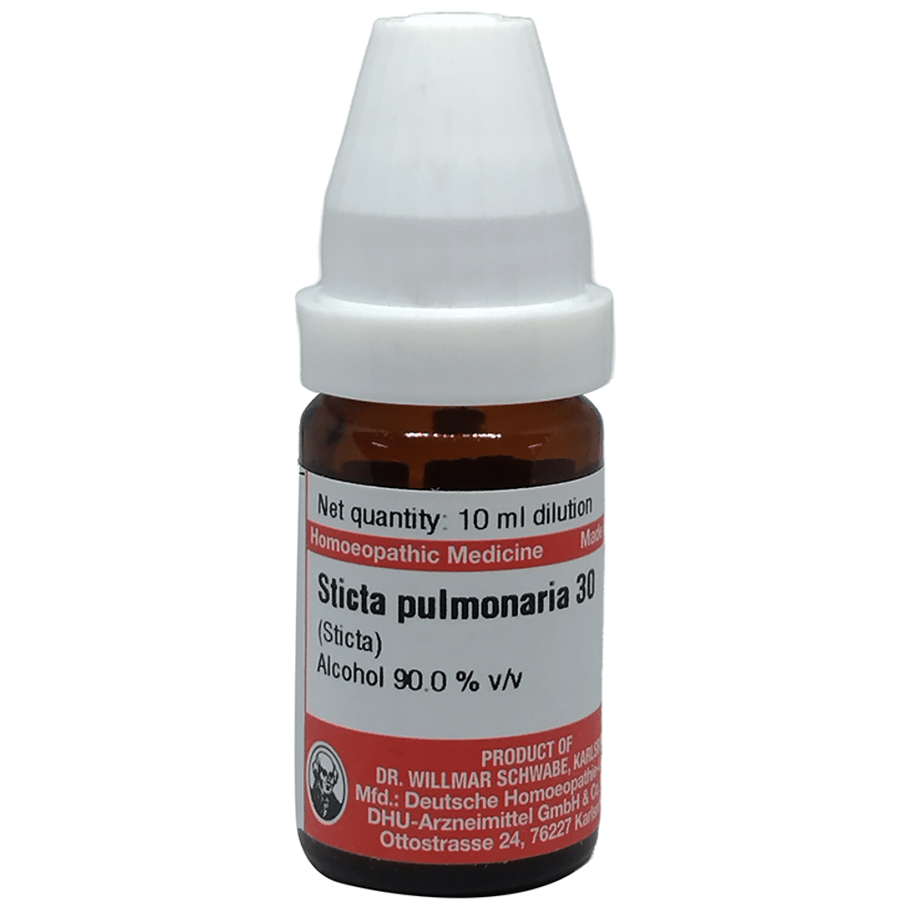 Dr Willmar Schwabe Germany Sticta Pulmonaria Dilution 30 Dr Willmar Schwabe Germany Sticta Pulmonaria Dilution 30