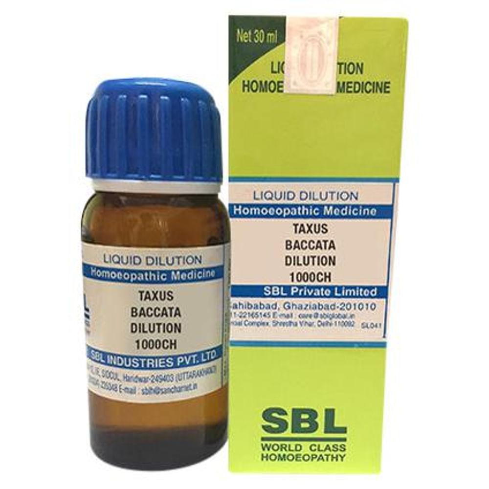 SBL Taxus Baccata Dilution 1000 CH SBL Taxus Baccata Dilution 1000 CH