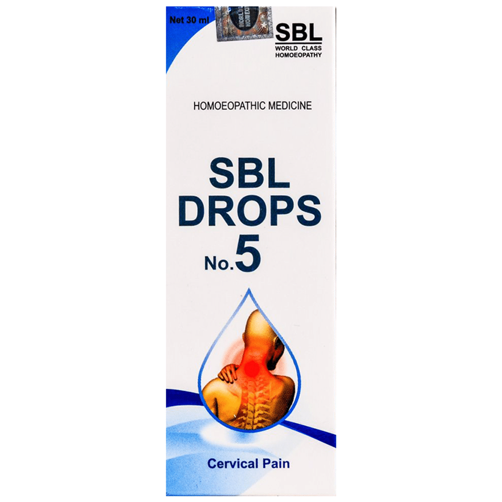 SBL Drops No. 5 (For Cervical Pain) SBL Drops No. 5 (For Cervical Pain)