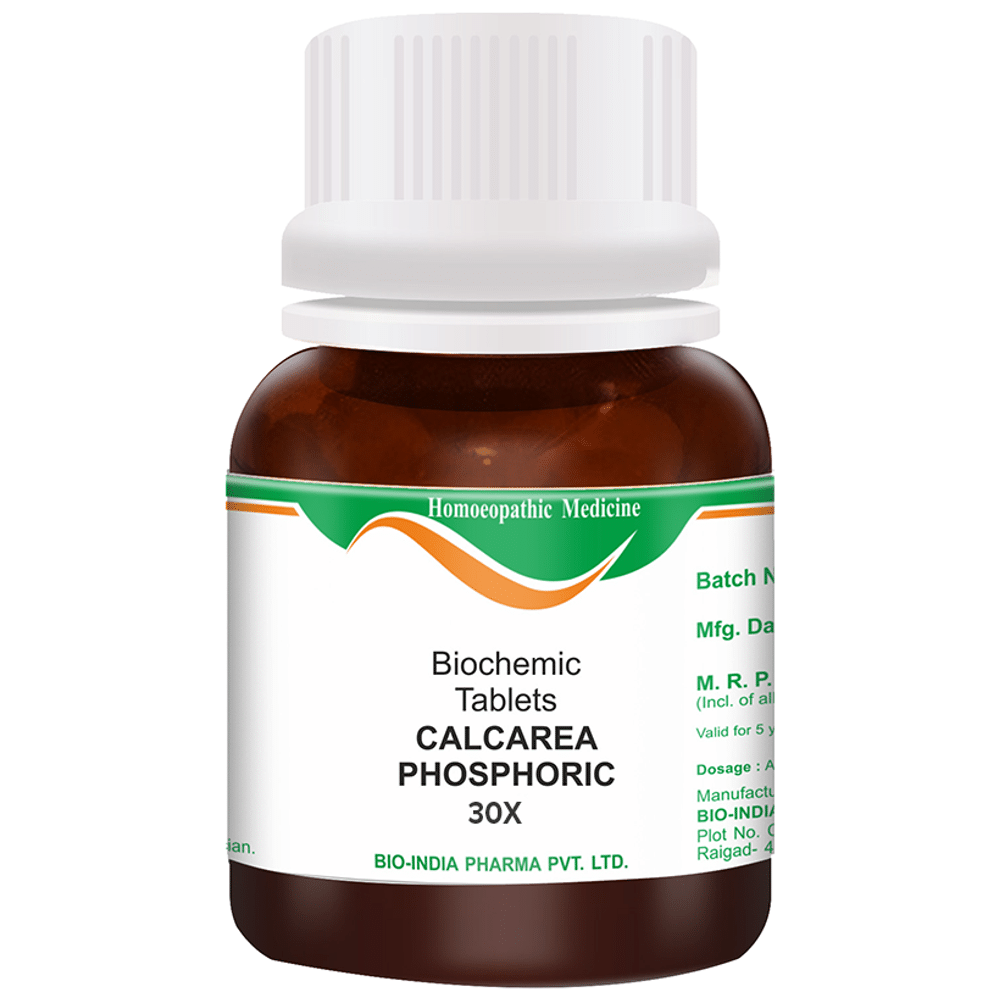 Bio India Calcarea Phosphoric Biochemic Tablet 30X Bio India Calcarea Phosphoric Biochemic Tablet 30X