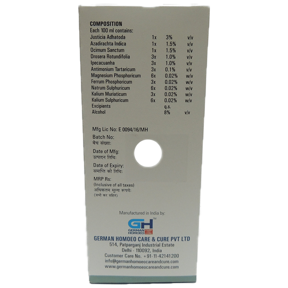 German's Cough Care and Cure Syrup German's Cough Care and Cure Syrup