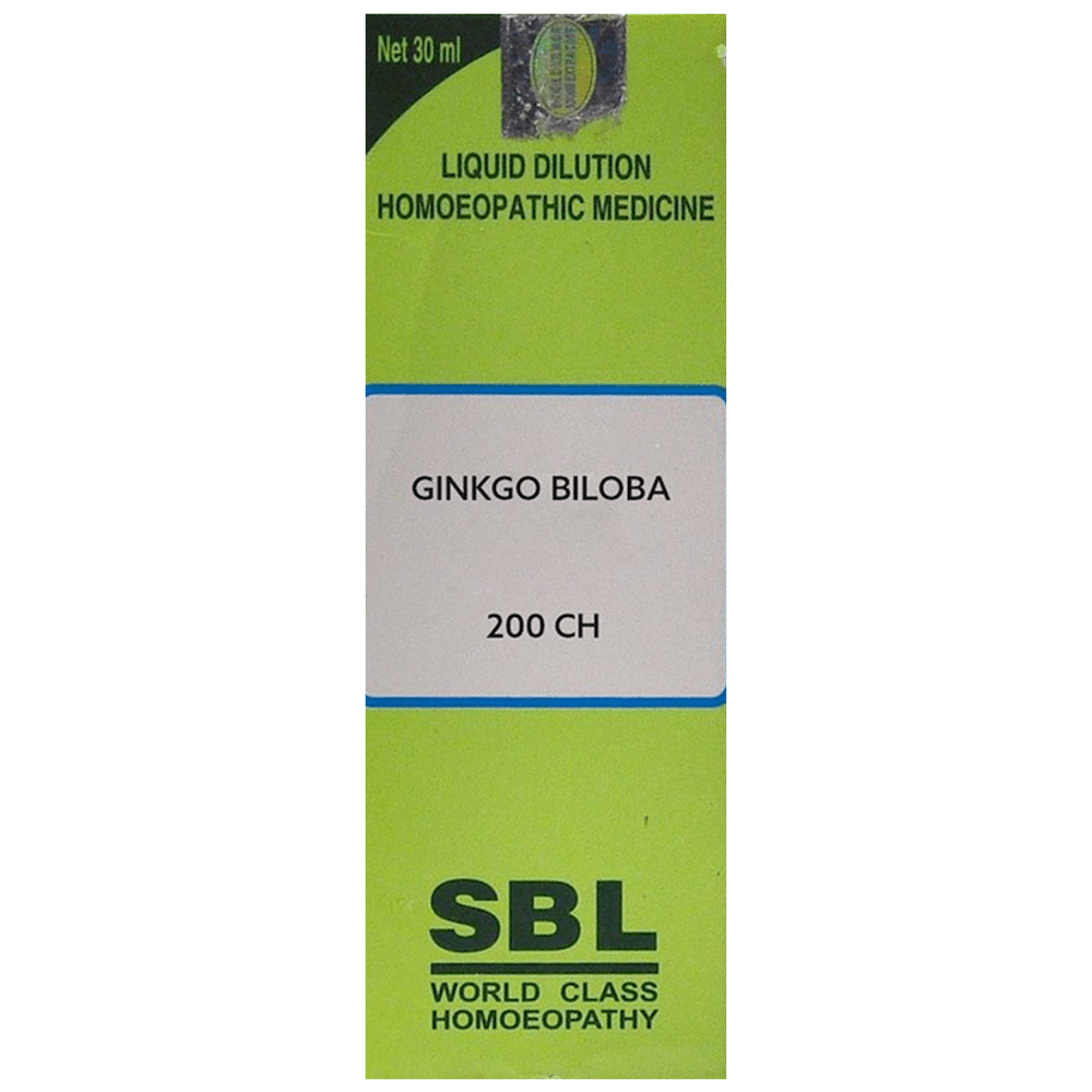 SBL Ginkgo Biloba Dilution 200 CH SBL Ginkgo Biloba Dilution 200 CH