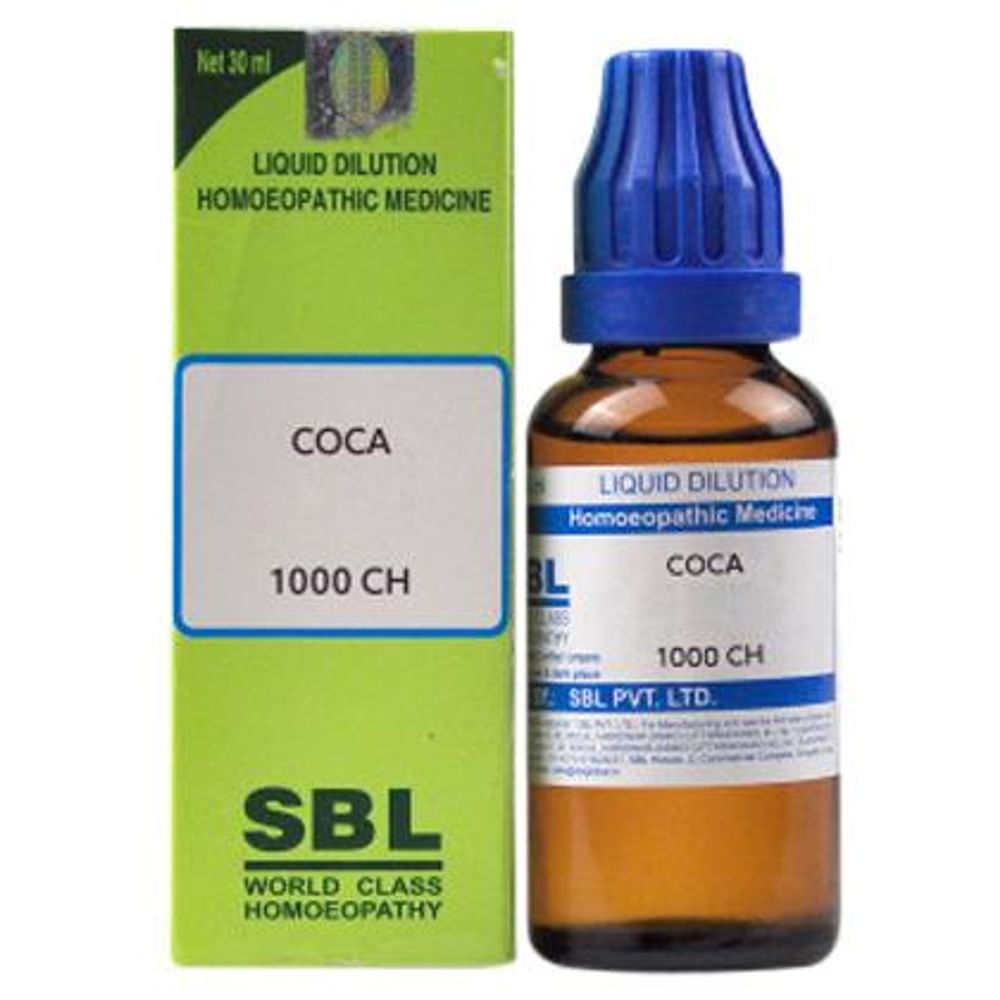SBL Coca Dilution Homeopathic Medicine 1000 CH SBL Coca Dilution Homeopathic Medicine 1000 CH