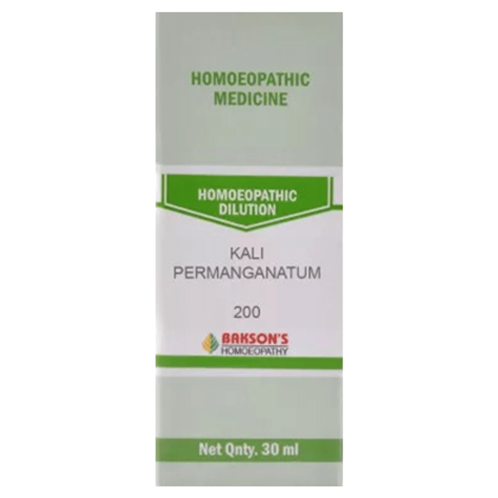 Bakson's Homeopathy Kali Permanganatum Dilution 200 Bakson's Homeopathy Kali Permanganatum Dilution 200