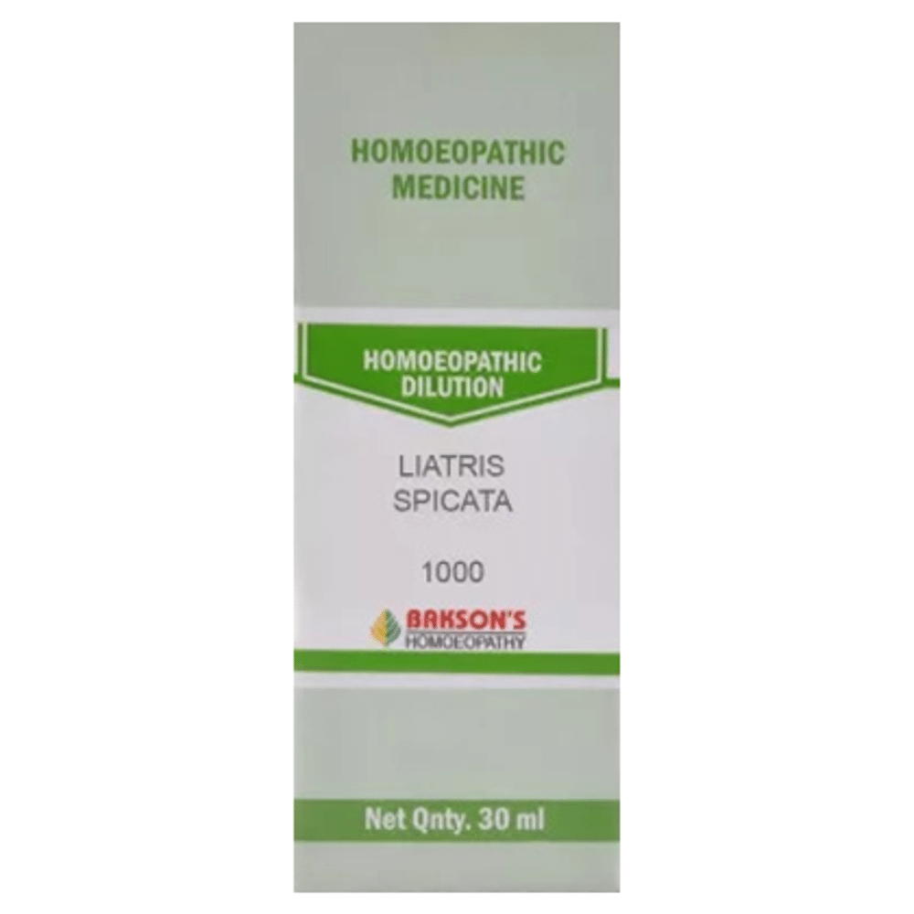 Bakson's Homeopathy Liatris Spicata Dilution 1000 CH Bakson's Homeopathy Liatris Spicata Dilution 1000 CH