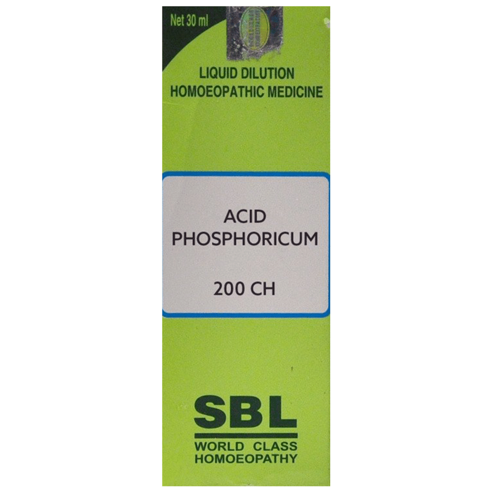 SBL Acidum Phosphoricum Dilution 200 CH SBL Acidum Phosphoricum Dilution 200 CH