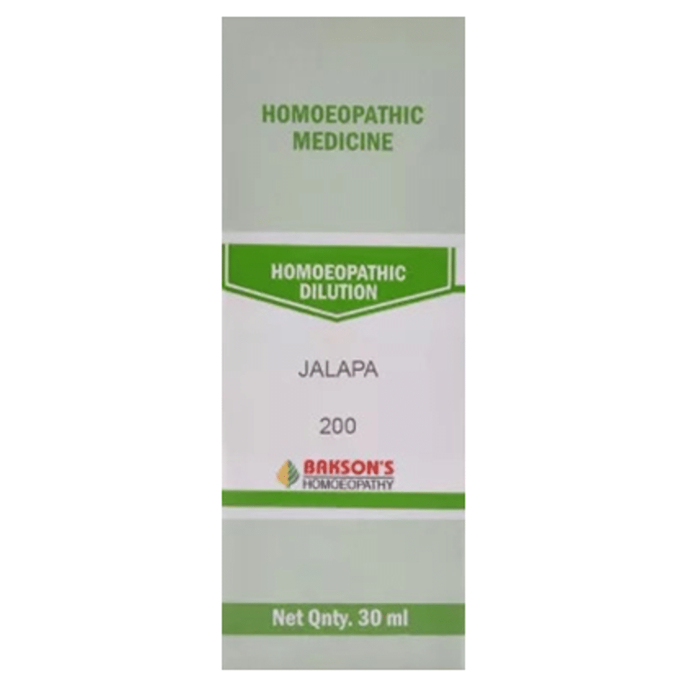 Bakson's Homeopathy Jalapa Dilution 200 Bakson's Homeopathy Jalapa Dilution 200