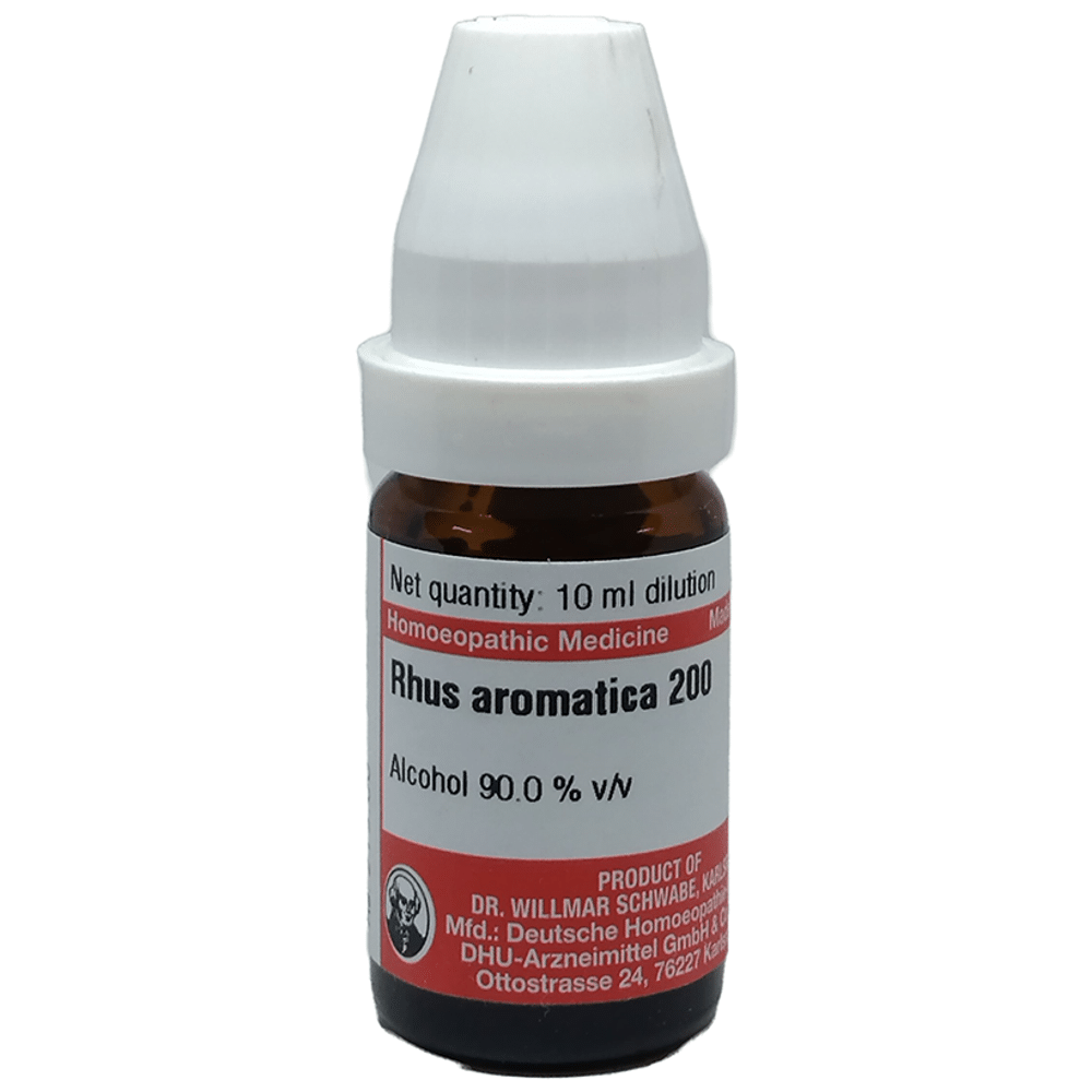 Dr Willmar Schwabe Germany Rhus Aromatica Dilution 200 Dr Willmar Schwabe Germany Rhus Aromatica Dilution 200