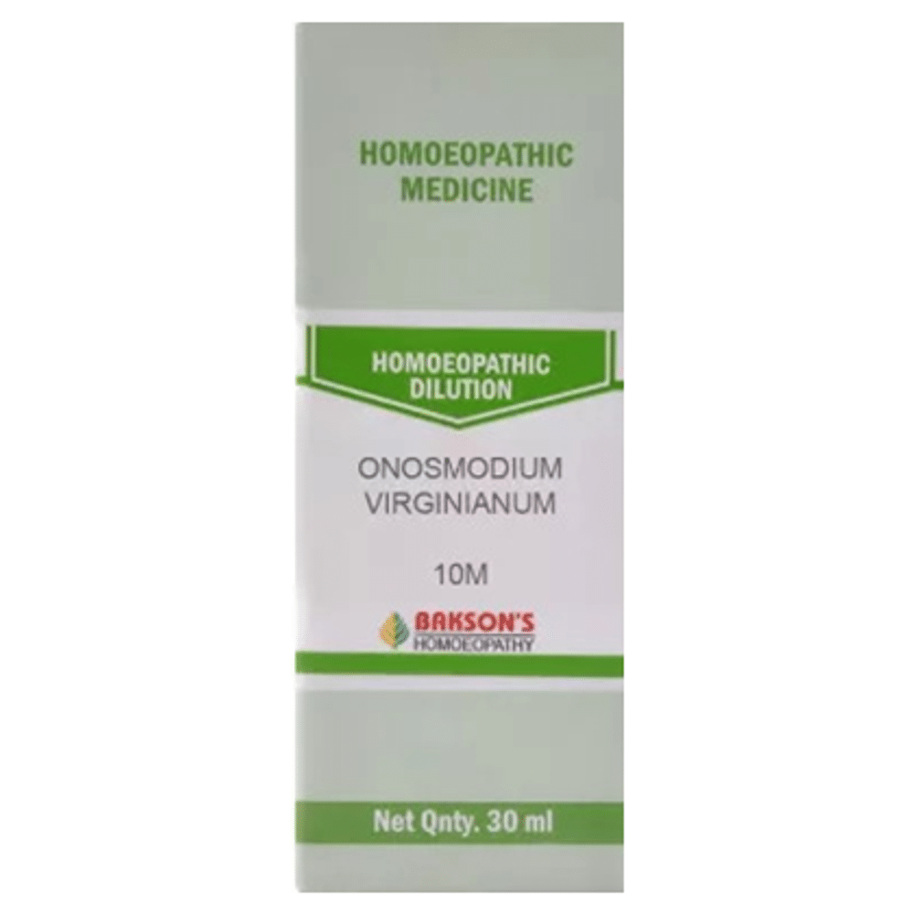 Bakson's Homeopathy Onosmodium Virginianum Dilution 10M Bakson's Homeopathy Onosmodium Virginianum Dilution 10M