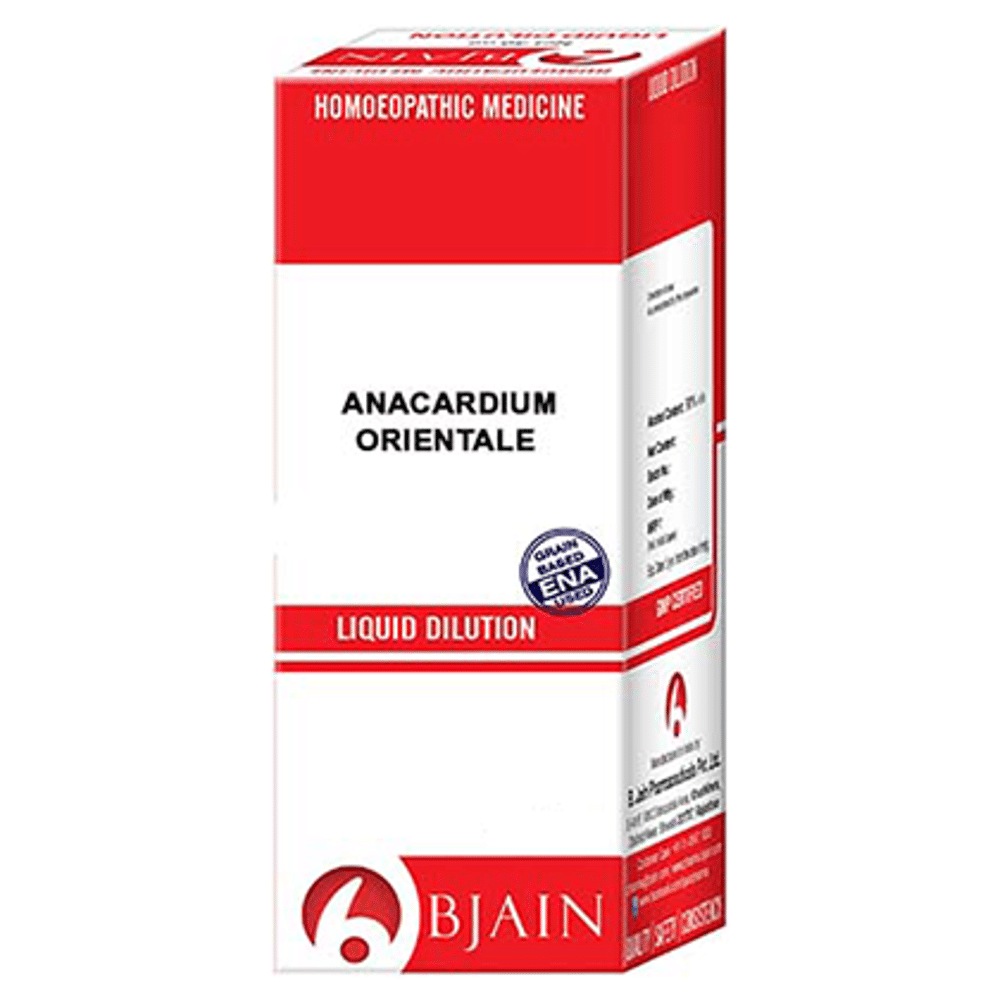 Bjain Anacardium Orientale Dilution 6X Bjain Anacardium Orientale Dilution 6X