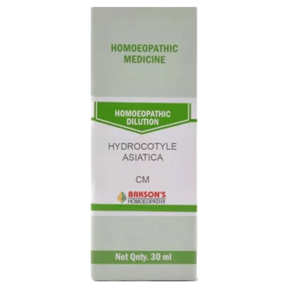Bakson's Homeopathy Hydrocotyle Asiatica Dilution CM Bakson's Homeopathy Hydrocotyle Asiatica Dilution CM