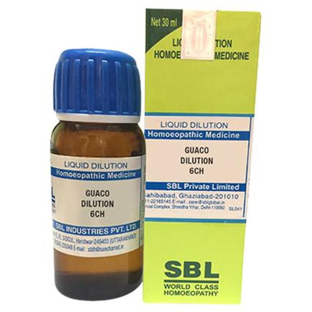 SBL Guaco Dilution 6 CH SBL Guaco Dilution 6 CH