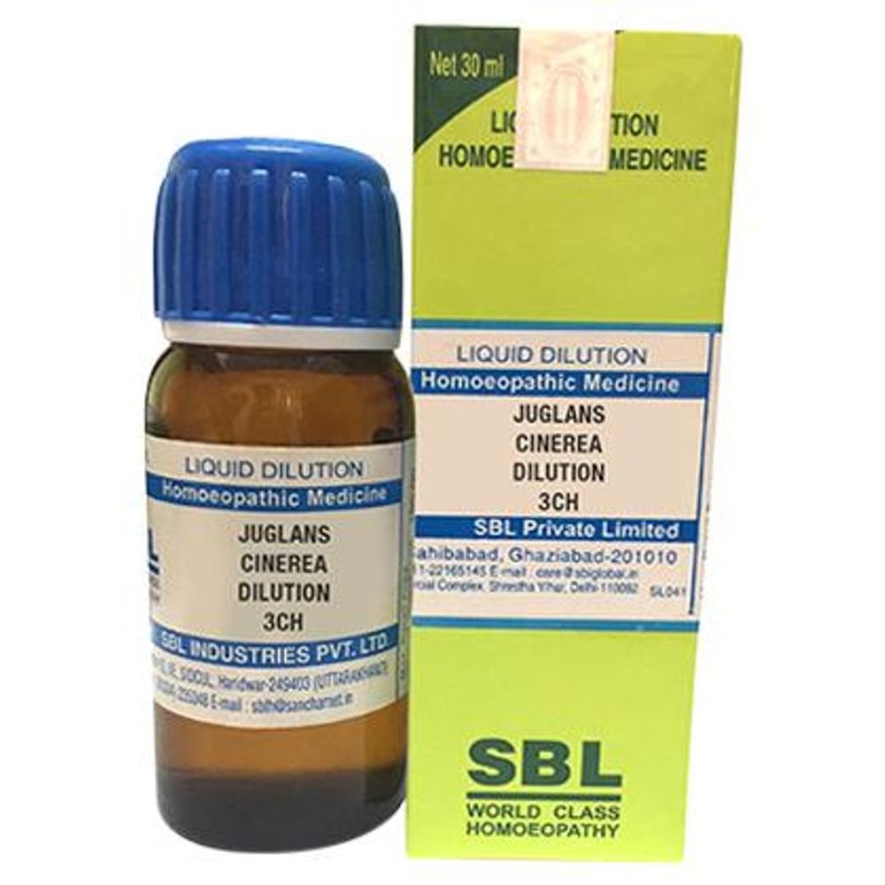 SBL Juglans Cinerea Dilution 3 CH SBL Juglans Cinerea Dilution 3 CH