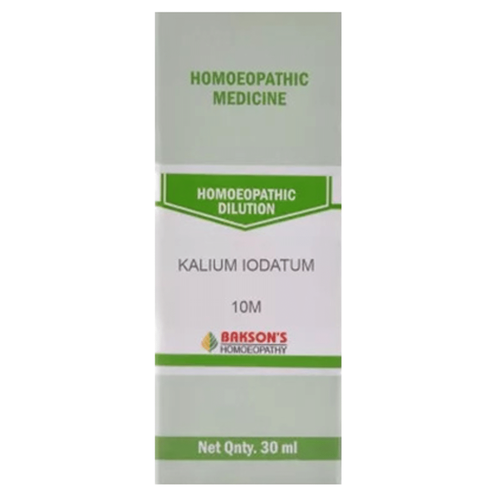 Bakson's Homeopathy Kalium Iodatum Dilution 10M Bakson's Homeopathy Kalium Iodatum Dilution 10M