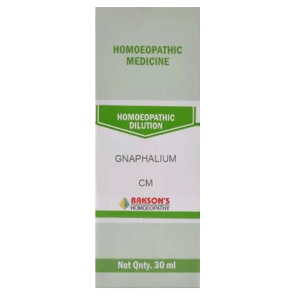 Bakson's Homeopathy Gnaphalium Dilution CM Bakson's Homeopathy Gnaphalium Dilution CM