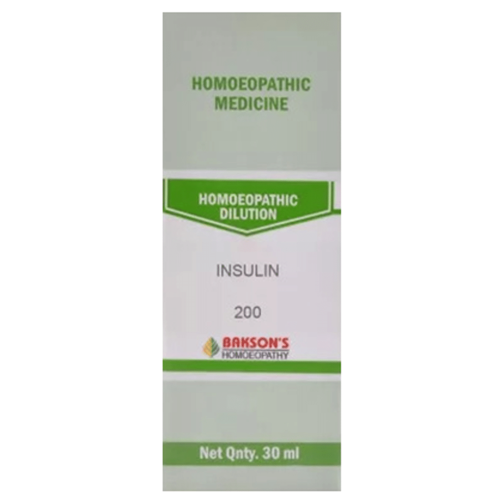Bakson's Homeopathy Insulin Dilution 200