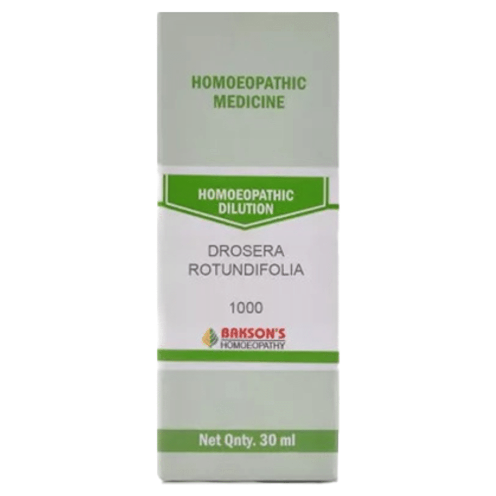 Bakson's Homeopathy Drosera Rotundifolia Dilution 1000 CH Bakson's Homeopathy Drosera Rotundifolia Dilution 1000 CH