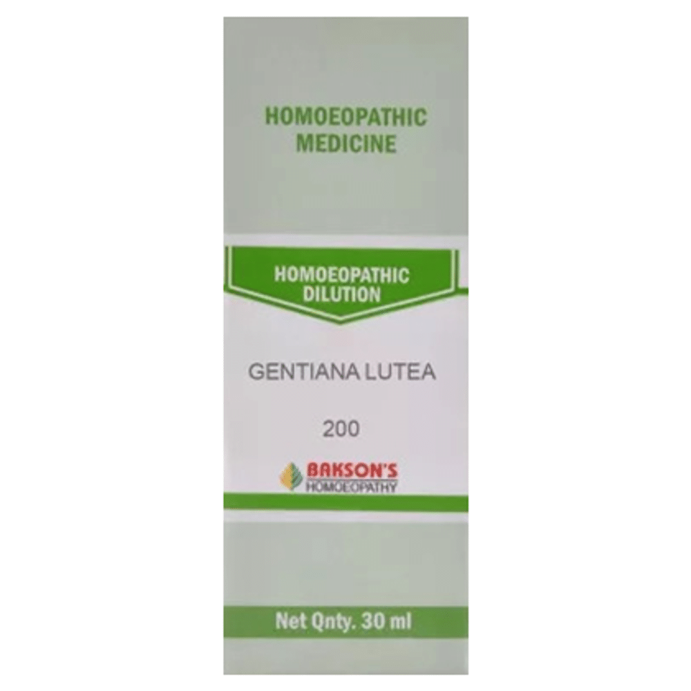 Bakson's Homeopathy Gentiana Lutea Dilution 200