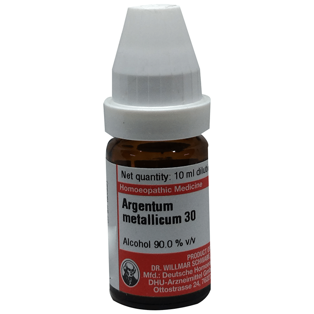 Dr Willmar Schwabe Germany Argentum Metallicum Dilution 30 Dr Willmar Schwabe Germany Argentum Metallicum Dilution 30