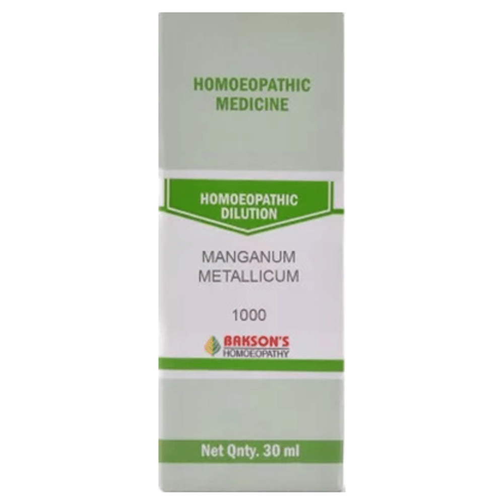 Bakson's Homeopathy Manganum Metallicum Dilution 1000 CH