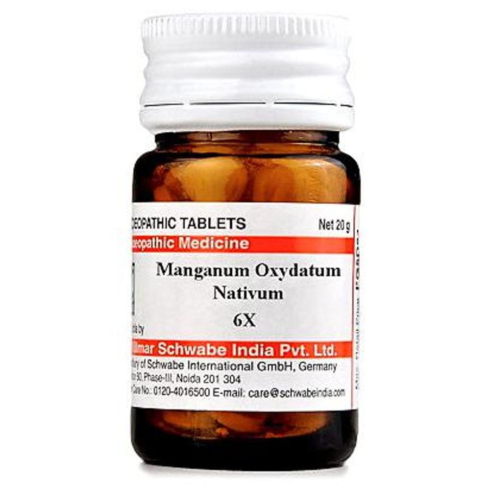 Dr Willmar Schwabe India Manganum Oxydatum Nativum Trituration Tablet 3X Dr Willmar Schwabe India Manganum Oxydatum Nativum Trituration Tablet 3X