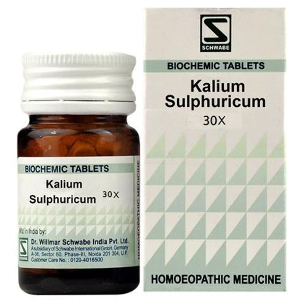 Dr Willmar Schwabe India Kali Sulphuricum Biochemic Tablet 30X