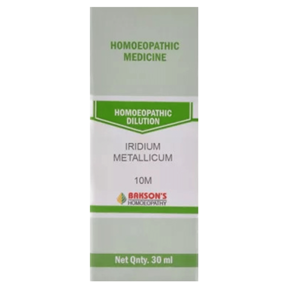 Bakson's Homeopathy Iridium Metallicum Dilution 10M Bakson's Homeopathy Iridium Metallicum Dilution 10M
