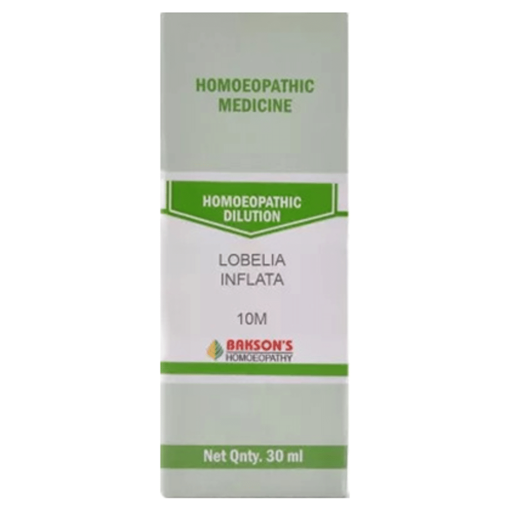 Bakson's Homeopathy Lobelia Inflata Dilution 10M Bakson's Homeopathy Lobelia Inflata Dilution 10M